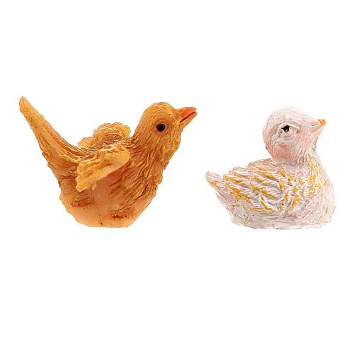 Família de patos para presépio com figuras de 12 cm, 4 peças 3