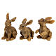 Set aus Hase, Eule und Einhörnchen für Krippe, 10 cm s3
