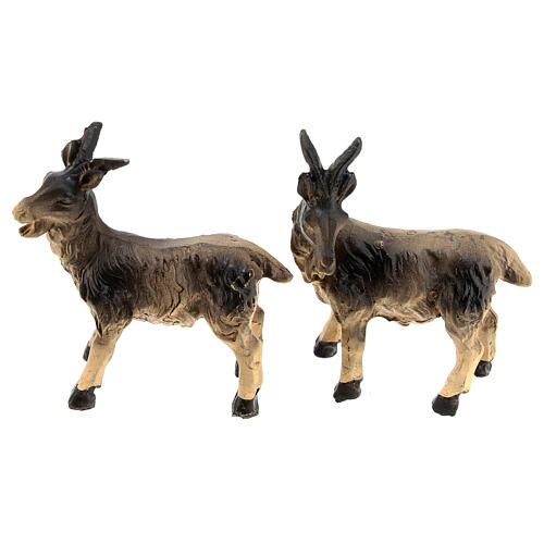 Goat figurines for 10 cm nativity scene with 6 statues 4
