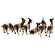Goats, set of 6, for Nativity Scene with 15 cm characters s5