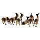 Group of goats set 6pcs, nativity scene 15 cm s5