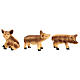Family of wild boars h 5 cm for Nativity Scene of 10 cm characters, set of 4 s5