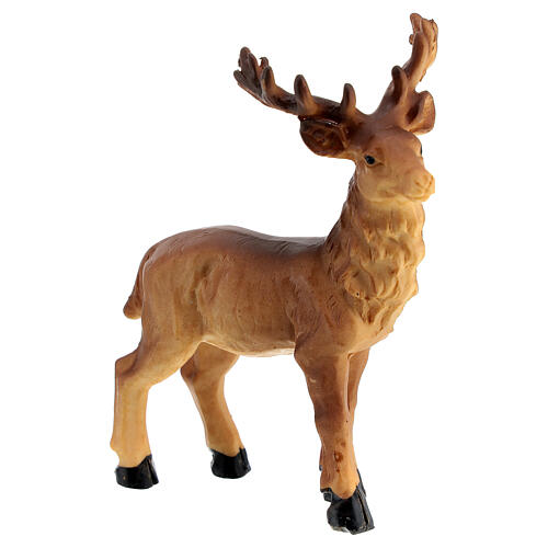 Deer family figurines for 10 cm nativity 4pcs 2