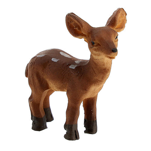 Deer family figurines for 10 cm nativity 4pcs 4