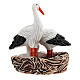 Storks in a nest figurine for 10 cm nativity scene s4