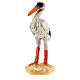 Cicogna resina per presepe 15 cm s2