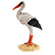 Cicogna resina per presepe 15 cm s3