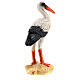 Cicogna resina per presepe 15 cm s4
