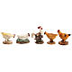 Hens for Nativity Scene with 10 cm characters, set of 5 s1