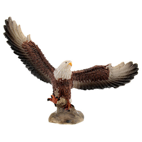 Adler aus Harz 2 Stück für Krippe, 10 cm 2