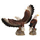 Adler aus Harz 2 Stück für Krippe, 10 cm s7