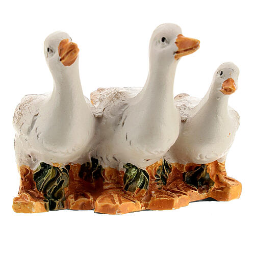 Set of geese, 2 pieces, for Nativity Scene with 10 cm characters 5