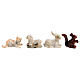 Conjunto animais em miniatura 12 peças para presépio com figuras de altura média 10 cm s2