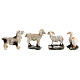 Conjunto animais em miniatura 12 peças para presépio com figuras de altura média 10 cm s3