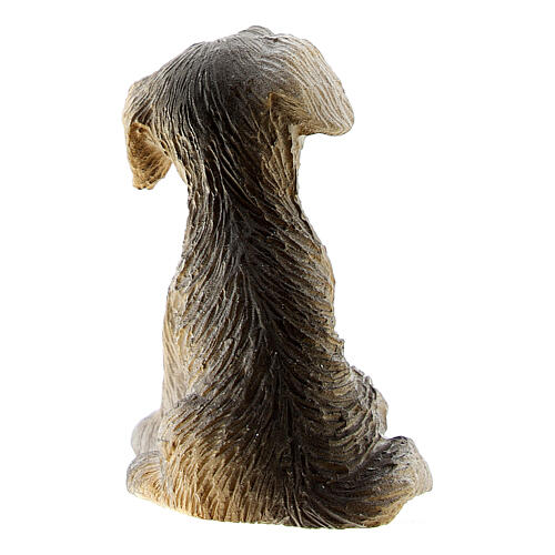 White dog figurine for 10 cm nativity scene 4