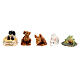 Set of small animals for Nativity Scene with 10 cm characters s2