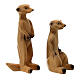 Pair of meerkats 4 cm, 10 cm nativity scene s3