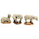 Set animaux de ferme résine 4 cm pour crèche 10 cm s4