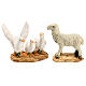 Big farm animals set 15pcs, nativity scene 15 cm s6