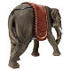 Elefante silla roja de resina 20 cm belén s8
