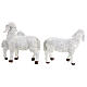 Set moutons avec bouc 6 pcs crèche 15 cm s3