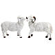 Set moutons avec bouc 6 pcs crèche 15 cm s4