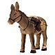 Donkey figurine for resin nativity scene 12 cm s3