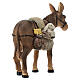 Asino resina dipinta presepe 16 cm s6