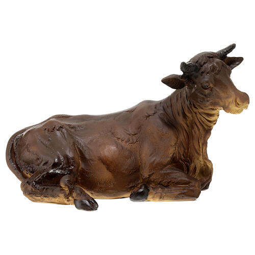 Boi e burro resina para presépio com figuras de 15 cm 3