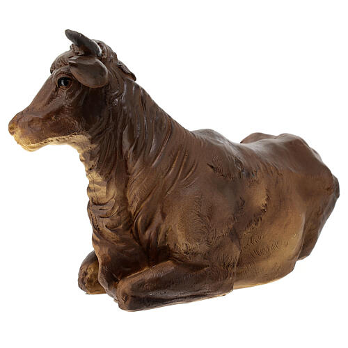Boi e burro resina para presépio com figuras de 15 cm 7