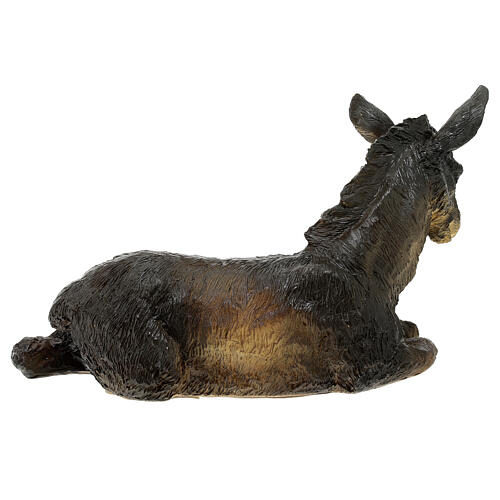 Donkey and Ox resin nativity 14 cm 8