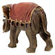 Red saddle elephant in resin for 12 cm nativity scene s7