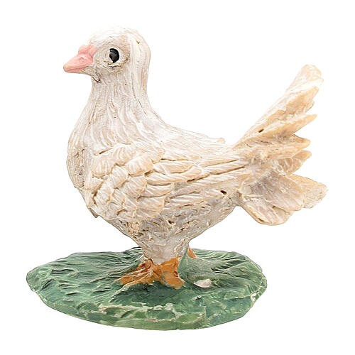 Set of 3 pigeons for resin Nativity Scene with 12 cm characters 3