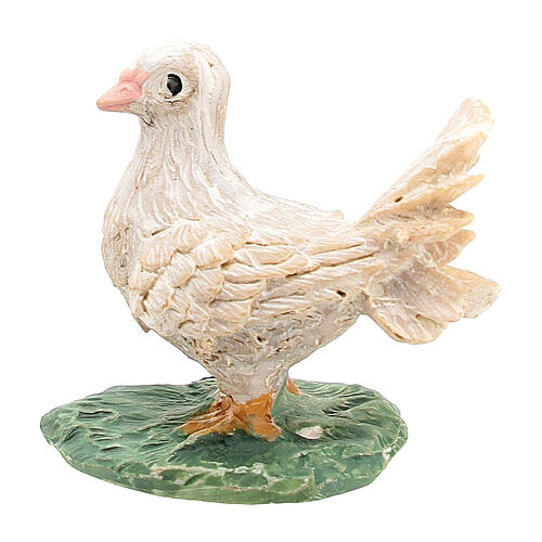 Set of 3 pigeons 4 cm, 12 cm nativity scene 3