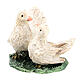 Set of 3 pigeons 4 cm, 12 cm nativity scene s4