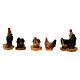 Set of hens and roosters with henhouse 7x5x5 cm for 10-12 Nativity Scene s4