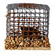Cage with brown chicken for Nativity Scene 5x5x5 cm s3