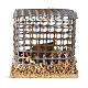 Cage avec poule marron crèche 5x5x5 cm s1