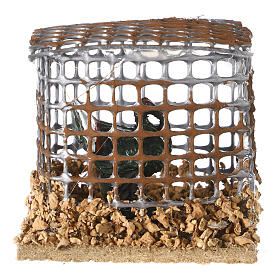 Cage avec dinde crèche 5x5x5 cm