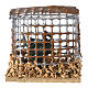 Cage with turkey, nativity scene 5x5x5 cm s1