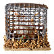 Cage avec oie crèche 5x5x5 cm s1