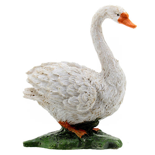 Swan figurine nativity resin 10-12 cm 1