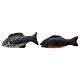 Set poissons crèche 10-12 cm 2 pcs résine s1