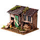 Henhouse with rabbit cage, 10x20x15 cm, for 8 cm rustic Nativity Scene s2
