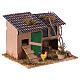 Gallinero con jaula para conejos estilo rústico h 8 cm 10x20x15 cm s3
