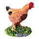 Rooster and chick resin for 16 cm 5X5X54 cm s2