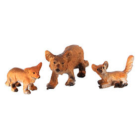 Grotte animaux sauvages 9x9 cm crèche 8-10 cm