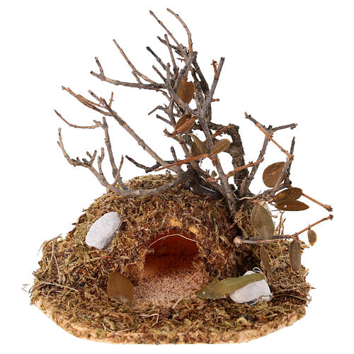 Tana animali selvatici 9x9 cm presepe 8-10 cm 3