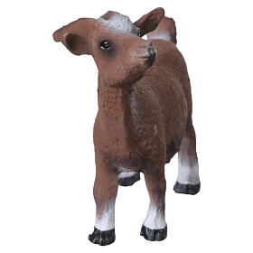 Ziege – 5×6×2,5 cm, Resin – für 8-cm-Krippe