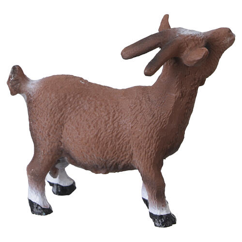 Chèvre 5x6x2,5 cm en résine pour crèche 8 cm 3